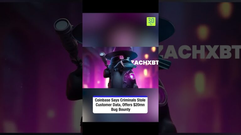 Coinbase Says Criminals Stole Customer Data, Offers $20mn Bug Bounty