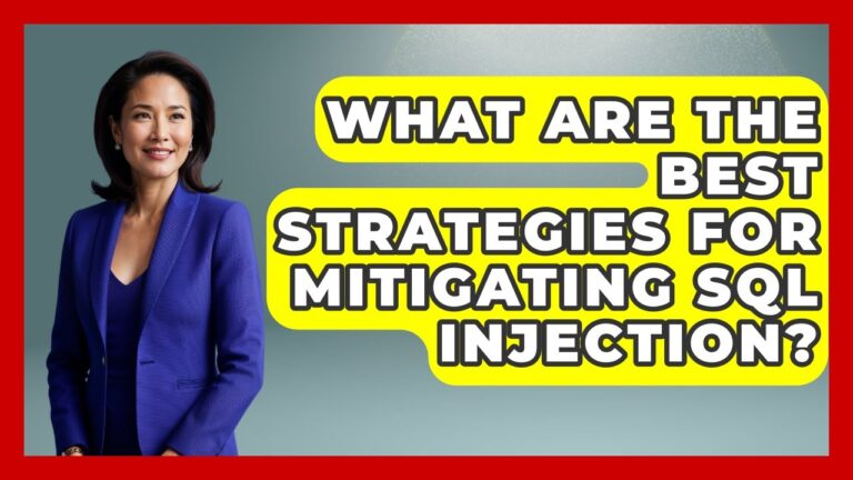 What Are The Best Strategies For Mitigating SQL Injection? – Emerging Tech Insider