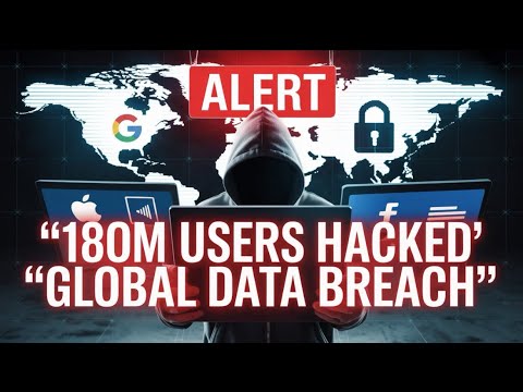 Global Data Breach EXPOSED 🔓 | 180M+ Users Affected | Google, Facebook, Apple Compromised!