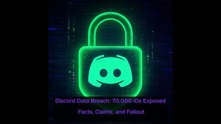 Discord Data Breach: 70,000 IDs Exposed – Facts, Claims, and Fallout