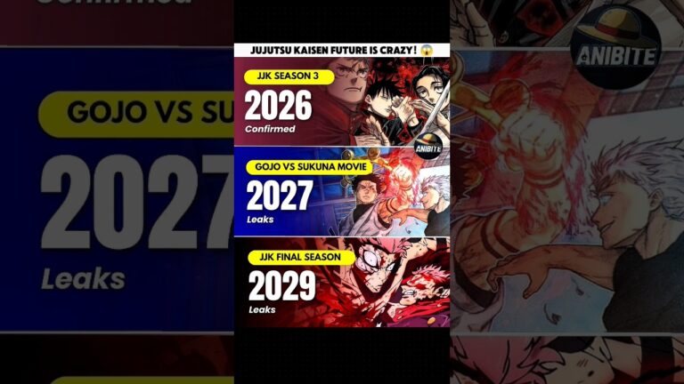 Biggest JJK Leak of the Year Just Dropped!#JujutsuKaisen #JJK #JJKSeason3 #GojoVsSukuna #GojoSatoru