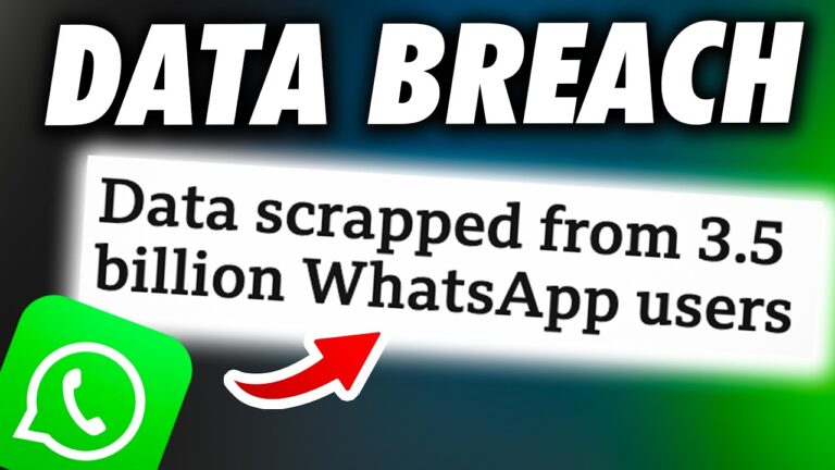 WhatsApp’s HUGE Data Breach!