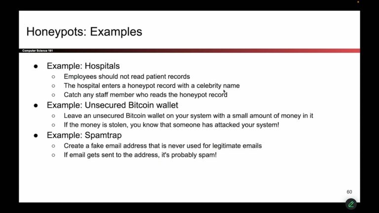 [Networking8, Video 17] Honeypots