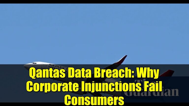 Qantas Data Breach: Why Corporate Injunctions Fail Consumers | Cybersecurity Insights