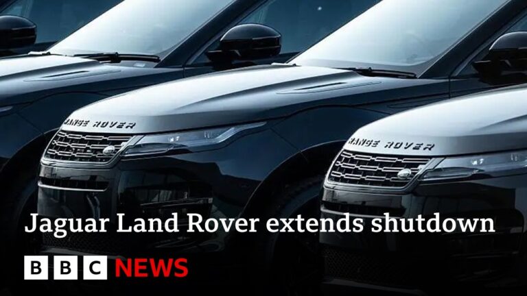 Jaguar Land Rover extends shutdown after cyber-attack | BBC News