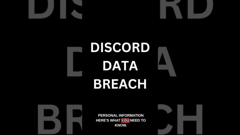 Hacker Leaked Sensitive Data On Discord Data Breach