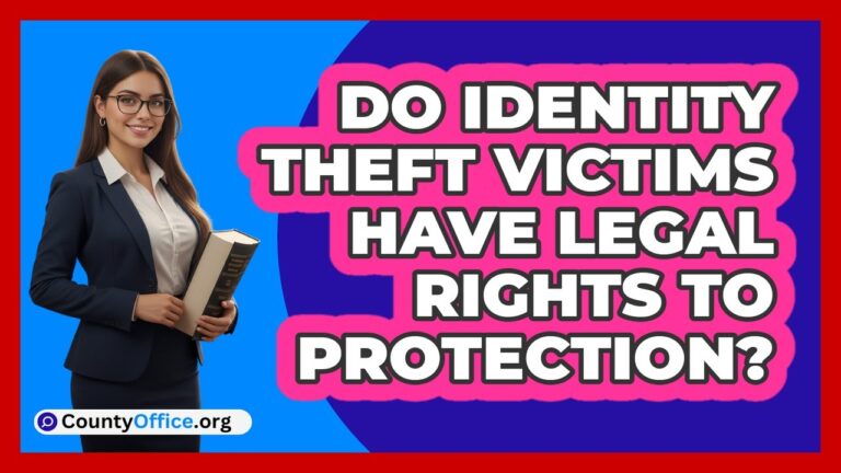 Do Identity Theft Victims Have Legal Rights To Protection?