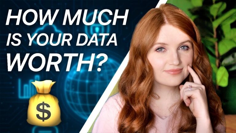 How much is your data ACTUALLY worth?