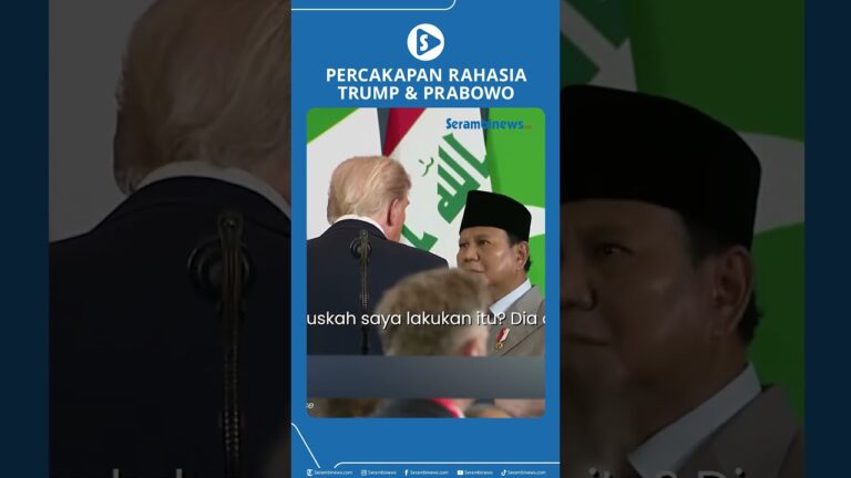 Percakapan Rahasia Trump & Prabowo
