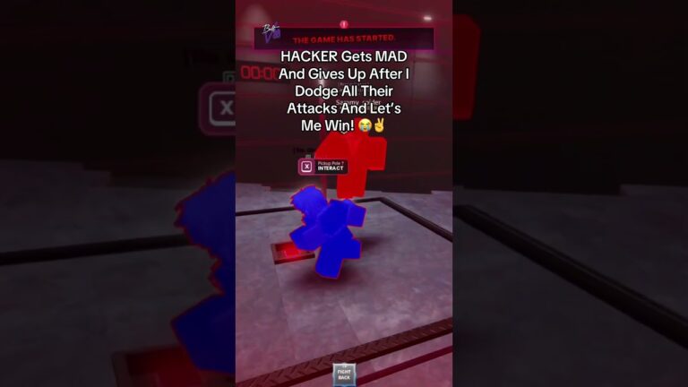 HACKER Gets MAD And Gives Up After I Dodge All Their Attacks And Let’s Me Win! 😭✌️ | Ink Game