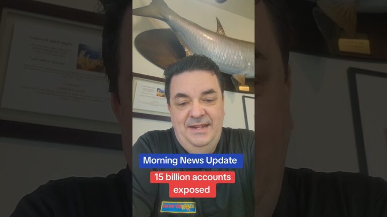15 Billion Accounts Exposed in Massive Data Breach | Morning Market Update