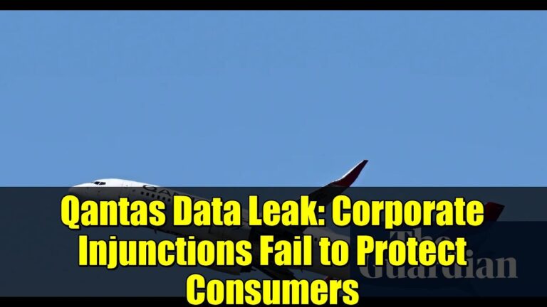Qantas Data Leak: Corporate Injunctions Fail to Protect Consumers