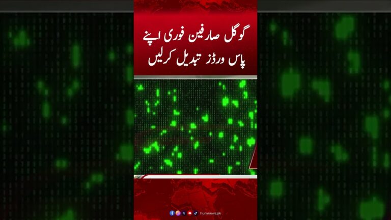 Google Users Should Change Their Passwords Immediately | Hum News #googleaccounts #hackedaccount