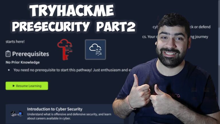 TryHackMe PreSecurity | Part 2