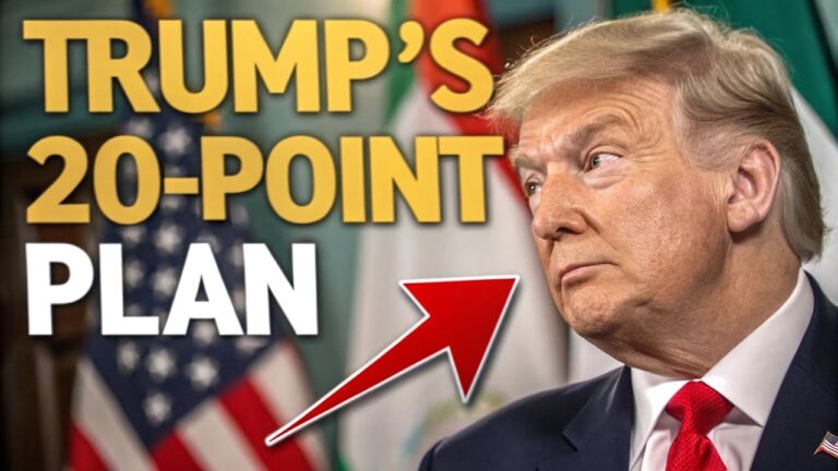 Trump’s Secret 20-Point Gaza Peace Deal Leaked – Hamas in Talks!