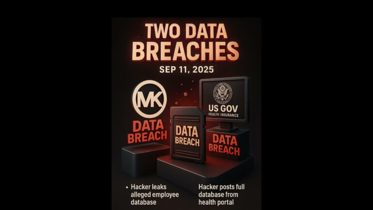 Michael Kors and Gov Health Breach #cybersecurity #news #cyberattack