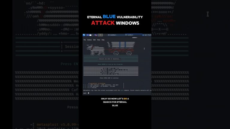😈EternalBlue Vulnerability | Windows Attack #hacker