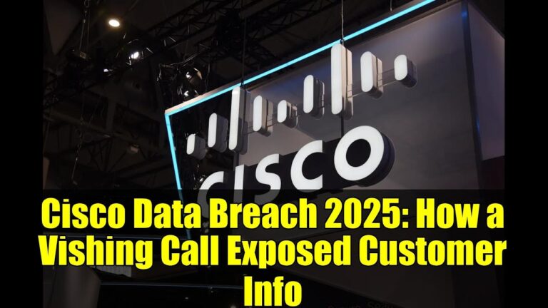Cisco Data Breach 2025: How a Vishing Call Exposed Customer Info