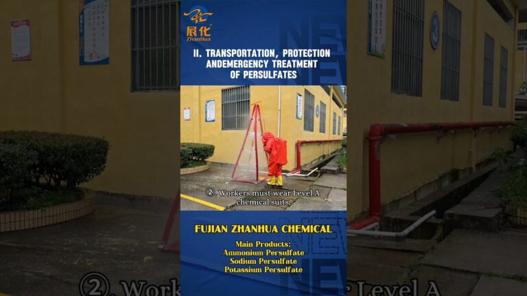 MSDS SERIOUS:II.Notes on Persulfate Transportation! ⚠ #persulfate #safetytips #protection