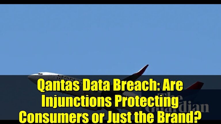 Qantas Data Breach: Are Injunctions Protecting Consumers or Just the Brand?