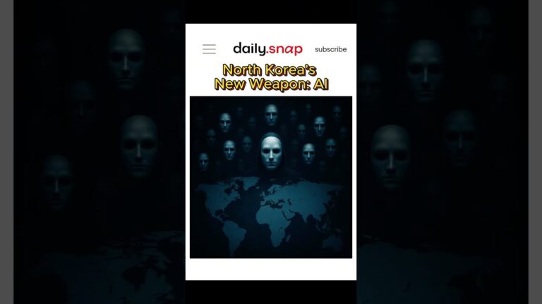 Deepfake Hackers: North Korea’s New Weapon  #news #northkorea #news #ai #deepfale #haker #shocking