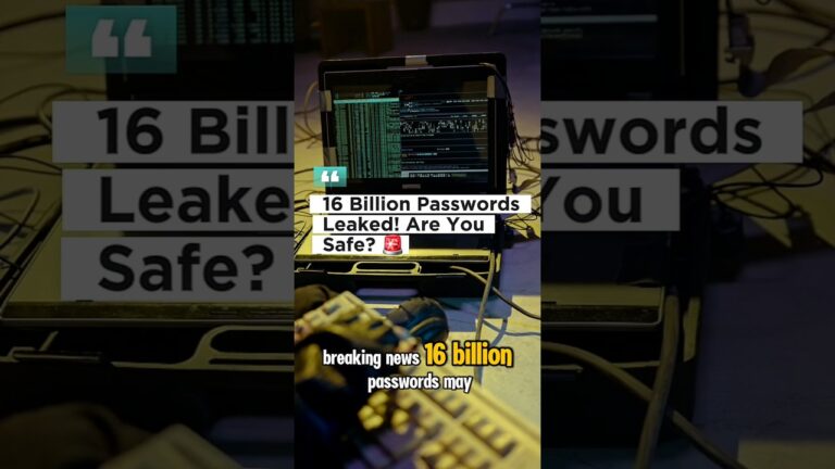 16 BILLION passwords from Apple, Google & Facebook may be leaked #cybersecurity #password #shorts