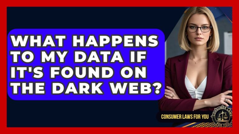What Happens To My Data If It’s Found On The Dark Web? – Consumer Laws For You