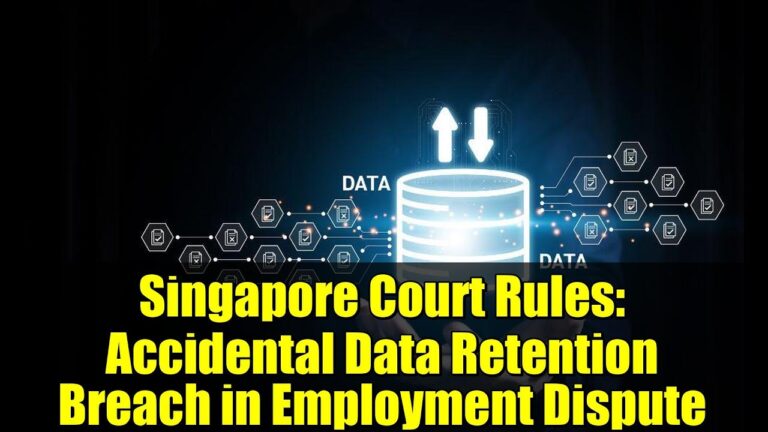 Singapore Court Rules: Accidental Data Retention Breach in Employment Dispute