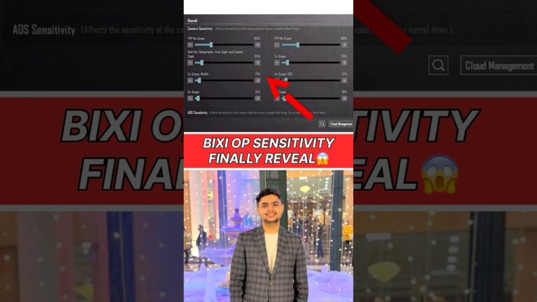 “Bixi OP Sensitivity LEAKED! 🔥 Zero Recoil Aim!” #shorts