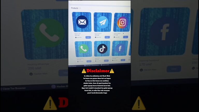 Hacker Dark Web Par Kaise Kaam Karte Hain? #computer #tor #cybercrime #darkweb #darknet #internet
