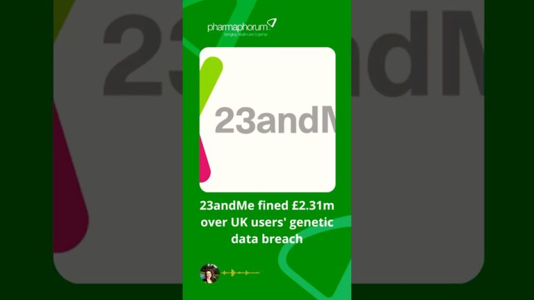 23andMe fined £2.31m over UK users’ genetic data breach #data #pharma #pharmanews #biotechnews #news