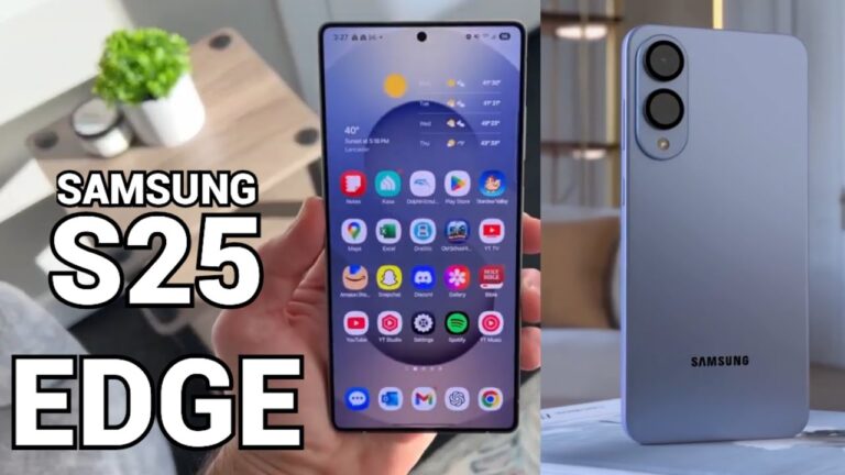 Samsung Galaxy S25 Edge Official Launch Date⚡ | S25 Edge Price, Features & Camera Detail Leak