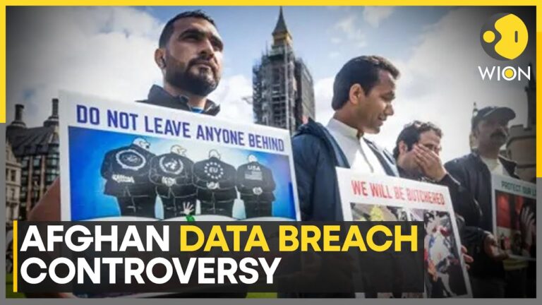 Afghan Data Breach Controversy, Tories Under Fire Under Security Leak | WION