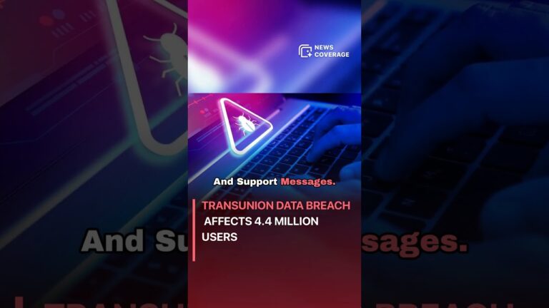 Transunion Data Breach: TransUnion data breach affects 4.4 million users #crime #law #crisis