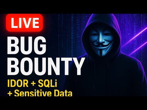 Live Bug Bounty on Bugcrowd🚨🚨 | IDOR, Sensitive Data Exposure & SQL Injection Findings