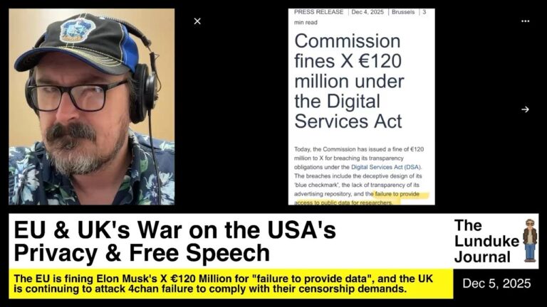 EU Fines X 120 Million, UK Continues Attack on 4chan