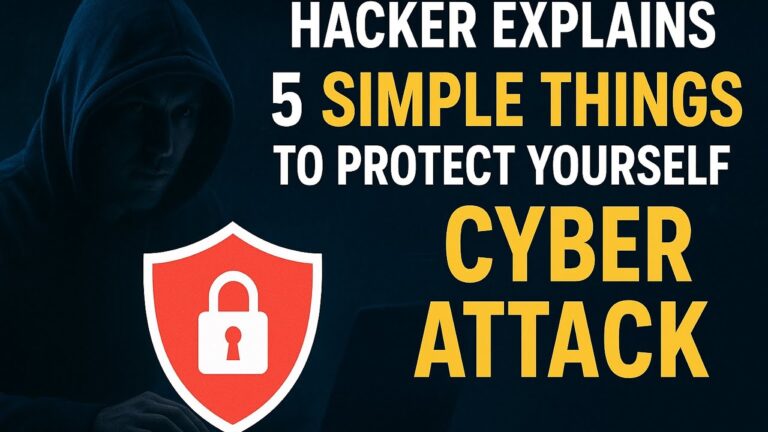 Hacker Explains 5 Simple Things To Protect Yourself From Cyber Attack