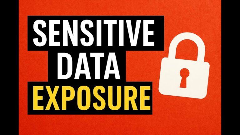 What Is Sensitive Data Exposure? | Protect Your Data From Hackers