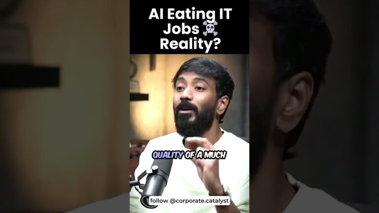 AI to replace India’s IT services jobs next? Find out 😨