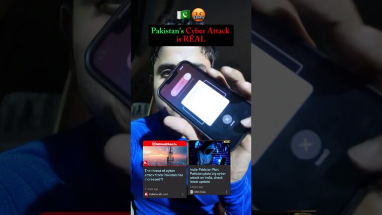 Pakistan’s cyber attack is real🇵🇰🤬 #war #cybersecurity #cyberattack #safety #india #pakistan