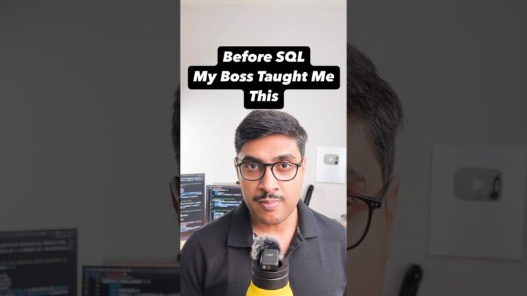 Don’t Learn SQL Until You Know This First