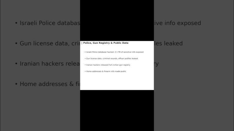 cyber attacks on Israel #Israel #leak