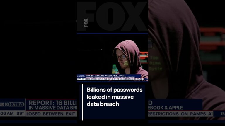 Billions of passwords leaked in massive data breach | FOX 10 Phoenix