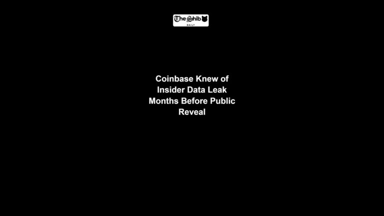 Coinbase Knew of Insider Data Leak Months Before Public Reveal.mp4