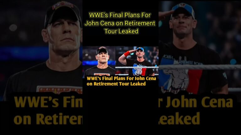 😱 John Cena’s FINAL WWE Plans LEAKED! | WWE Shocking News 2025