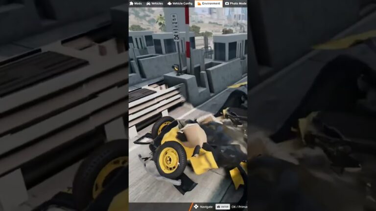 Oh my…the Gravity is absolutely crashing it Today! 😅 #beamngdrive #crash #gravity #gaming #driving