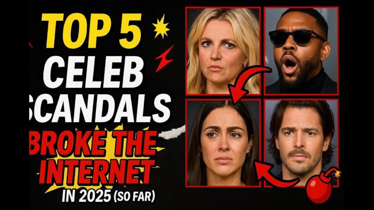 Top 5 Celebrity Scandals That Broke the Internet in 2025 So Far
