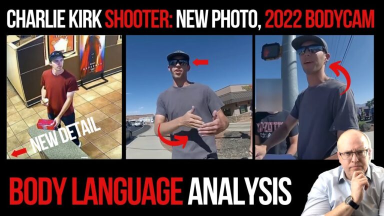 Charlie Kirk’s Alleged Shooter New Photo & 2022 Police Body Cam: Body Language Analysis