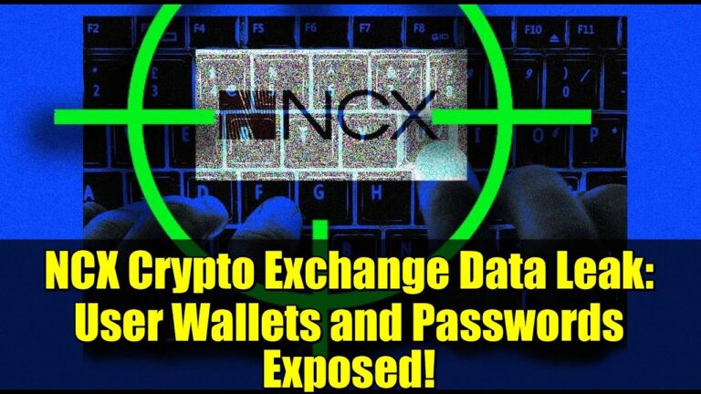 NCX Crypto Exchange Data Leak: User Wallets and Passwords Exposed!