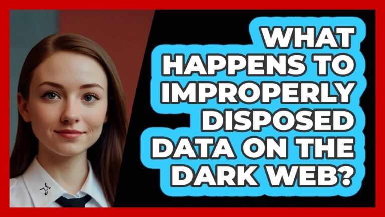 What Happens To Improperly Disposed Data On The Dark Web? – SecurityFirstCorp.com